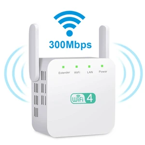 2.4Ghz 300M Wireless AP Dual Band WiFi Repeater Extender Booster Internet Range Router Signal IEEE 802.11n/g/b For Win/XP/Vista