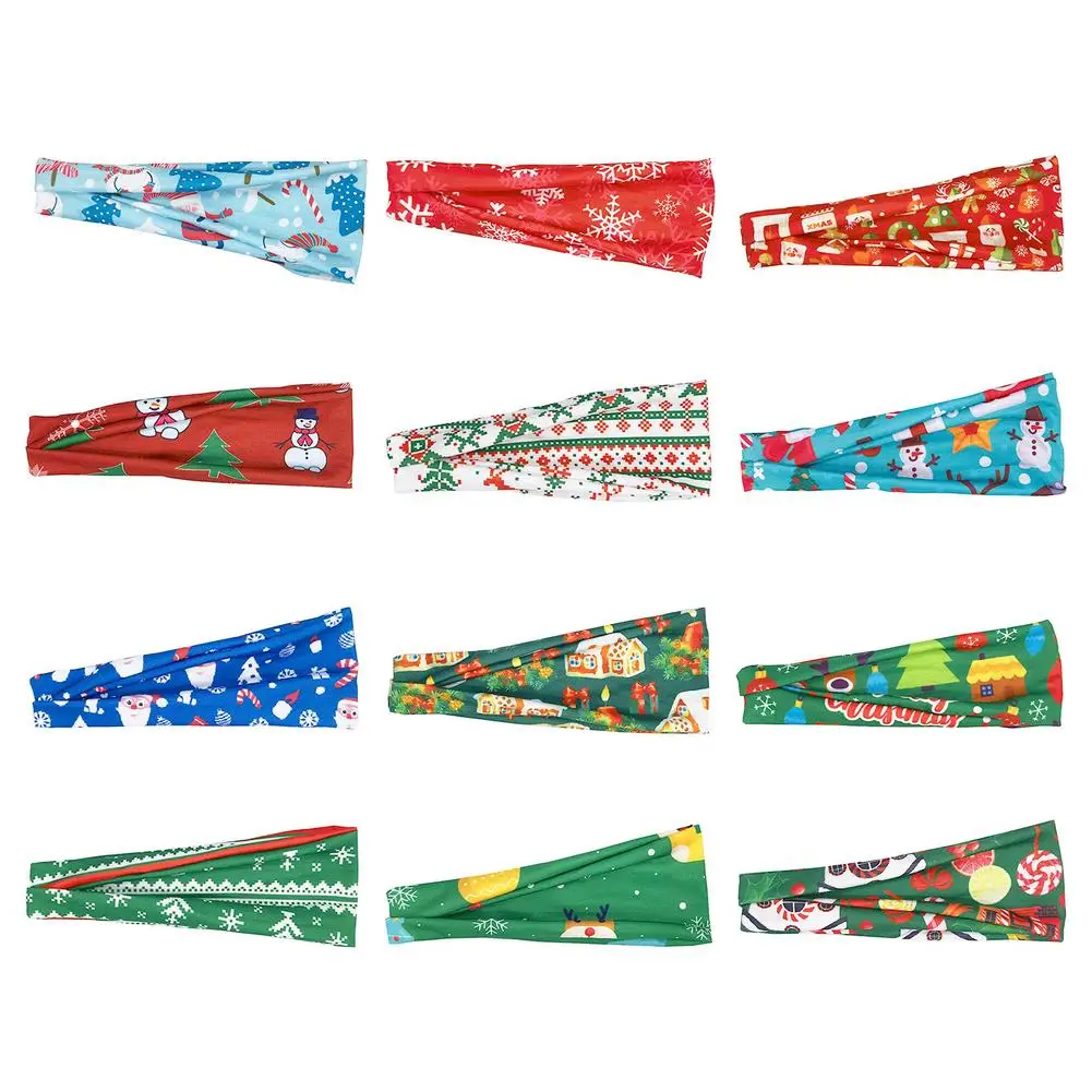 

Christmas Headbands For Women Multi-Style Non-Slip Headband Hair Accessories For Women Outdoor Sports Birthdays Christmas Part