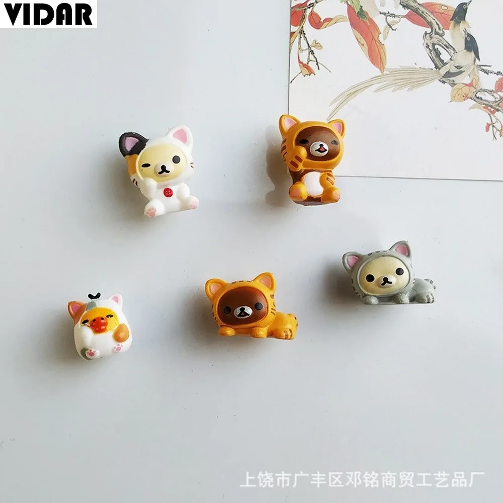 Магнит для холодильника VIDAR 3d лягушка кошка животное кролик креативный ПВХ