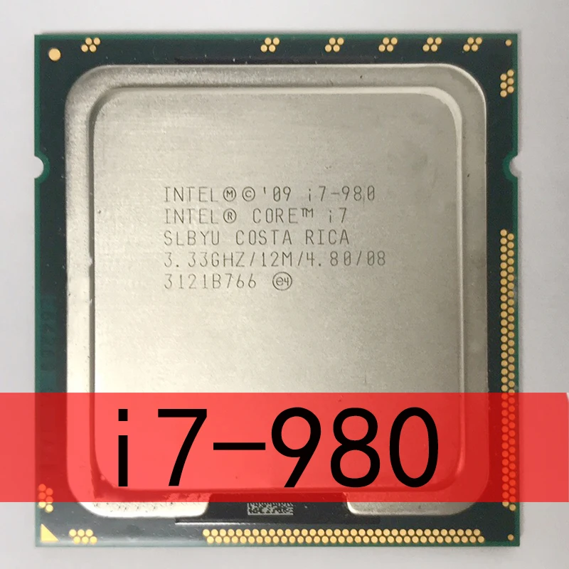 

Free shipping INTEL i7-980 i7 980 CPU Processor 3.33 GHz 32nm Six-Core 130W scrattered pieces
