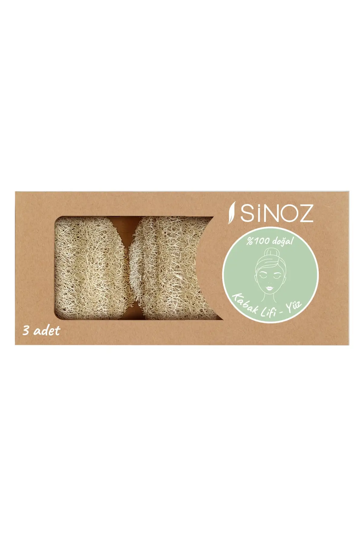 

Sinoz Pumpkin Fiber 3 pcs, Helps a clean and fresh skin by providing purification and renewal on your face