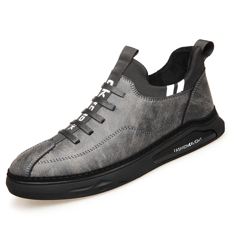 Новый стиль осени Мужская Спортивная повседневная обувь для вождения на плоской