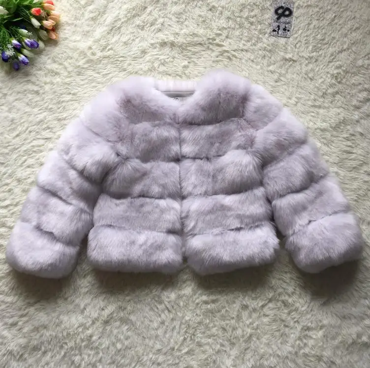 CP30 Fox color Пушистое пальто из искусственного меха женская зимняя куртка модное толстое теплое пальто шубы из искусственного лисьего меха женская меховая куртка Повседневные Вечерние пальто - Цвет: CP30 Fox color