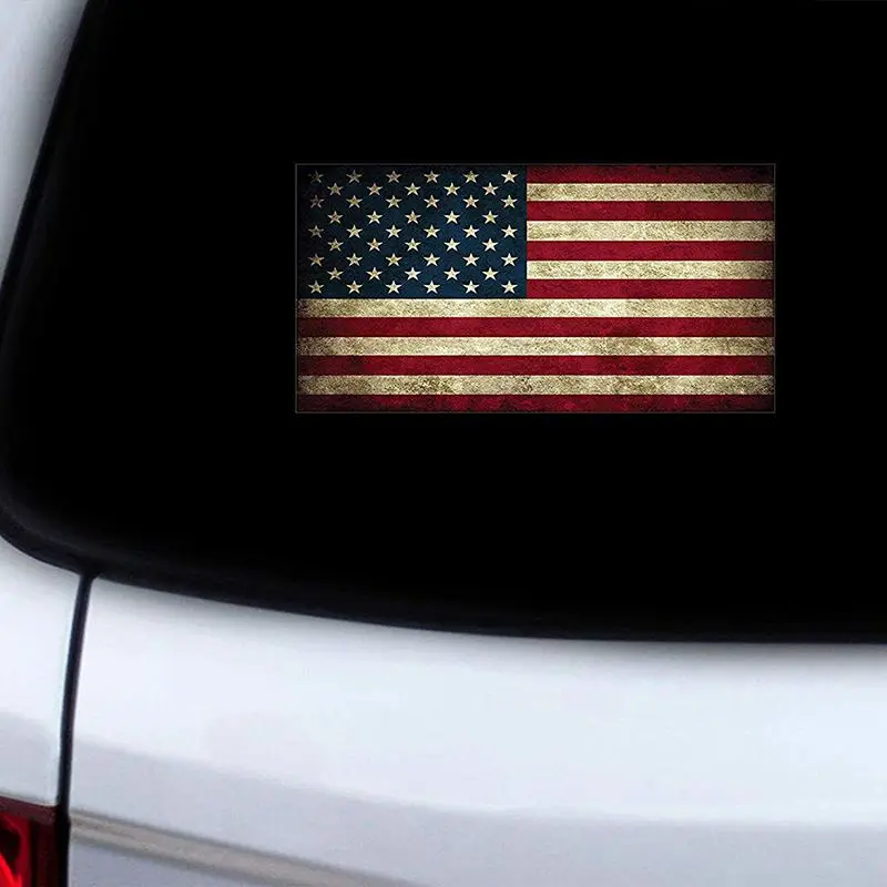 Наклейка в виде американского флага наклейка старого США на окно бампер