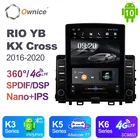 Автомагнитола Ownice на Android 10,0, автомобильная аудиосистема 2 Din, с GPS, для Kia RIO YB KX Cross 2016-2020, 4G LTE, в стиле Тесла