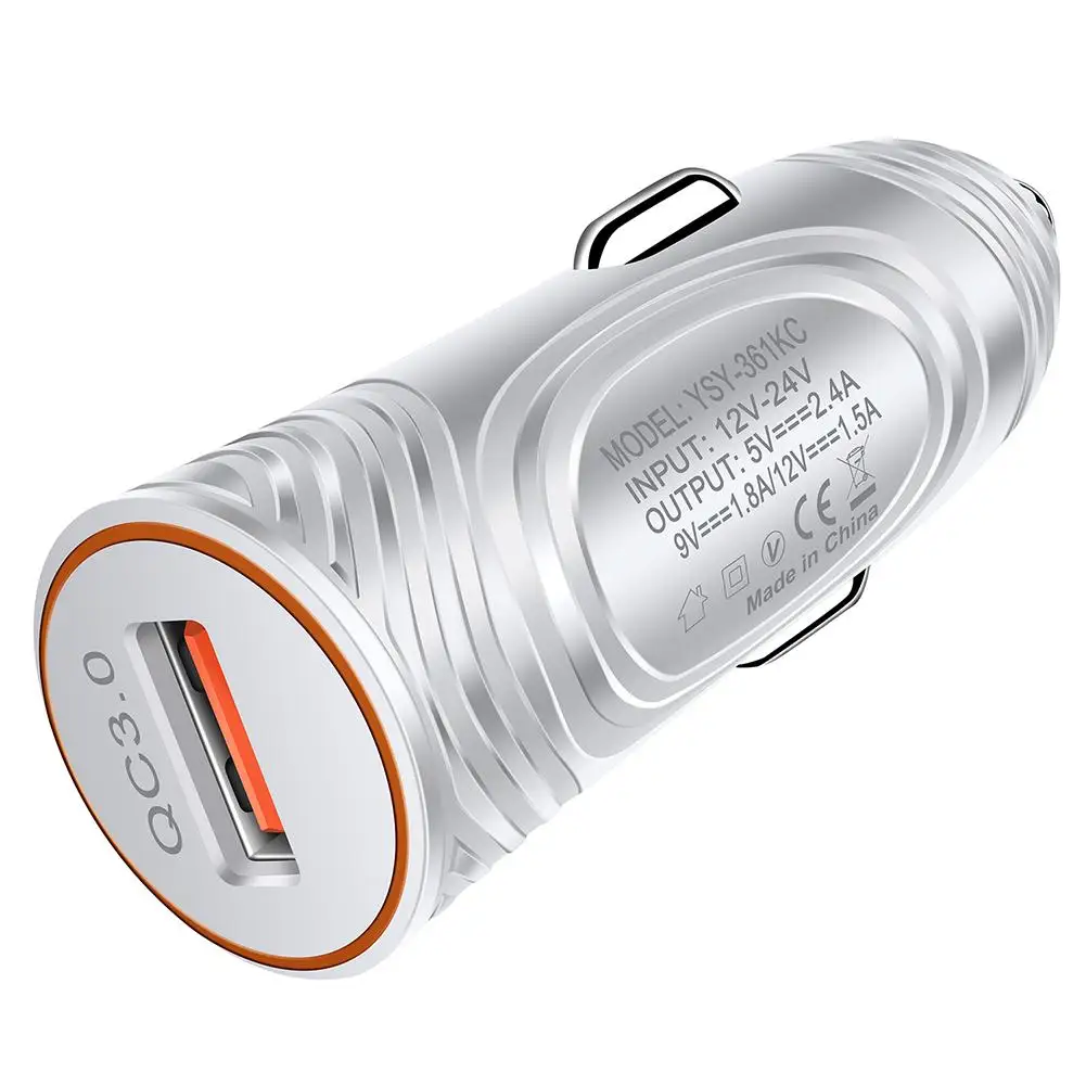 Новое автомобильное зарядное устройство двойной USB Quick Charge 3,0 для телефона 3,0 зарядное устройство для мобильного телефона автомобильное зарядное устройство# 5YL