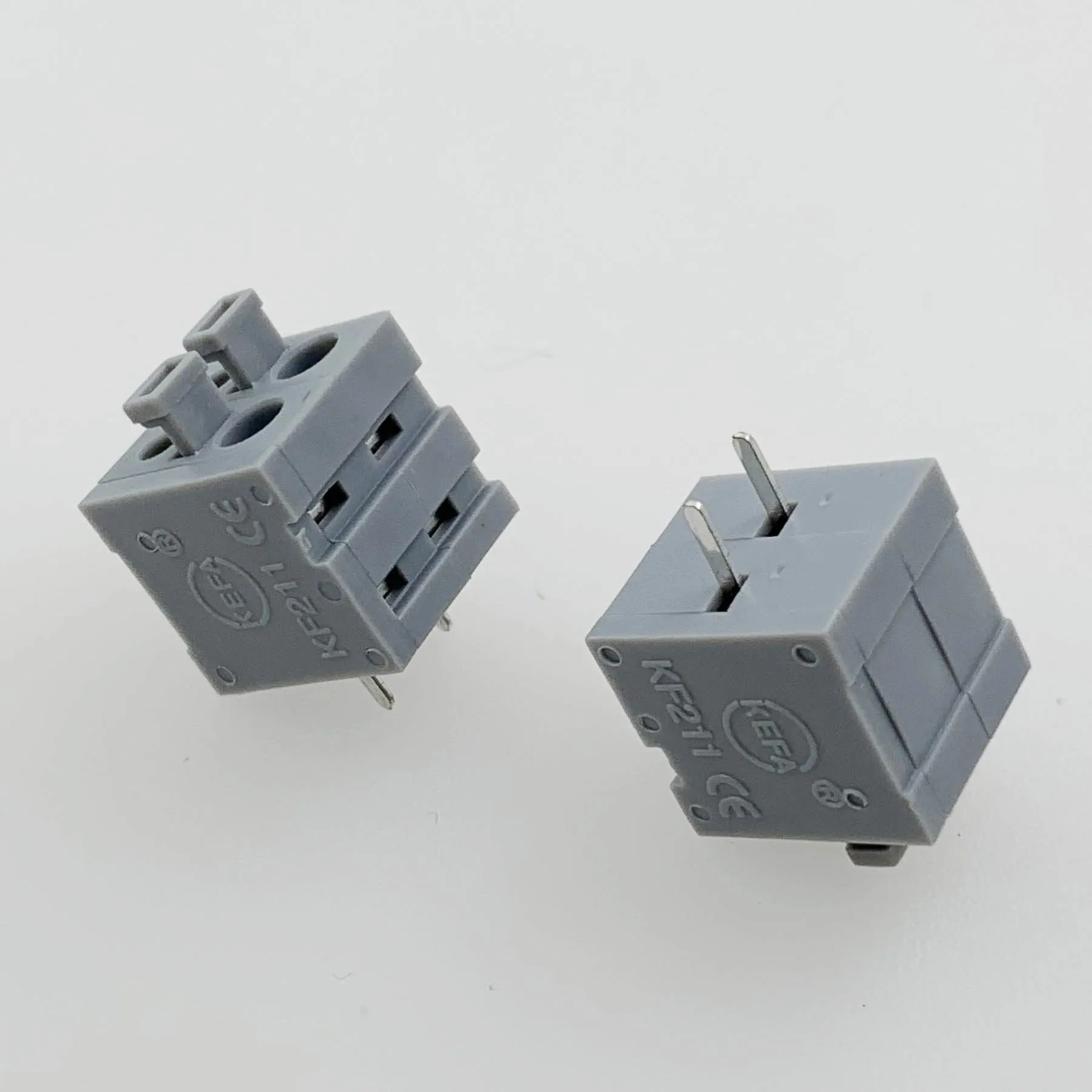 KF211V 5,0 2P~ 12P PCB Пружинные клеммные блоки DG211V 5,0 мм 2PIN~ 12PIN Феникс контакт DEGSON KEFA