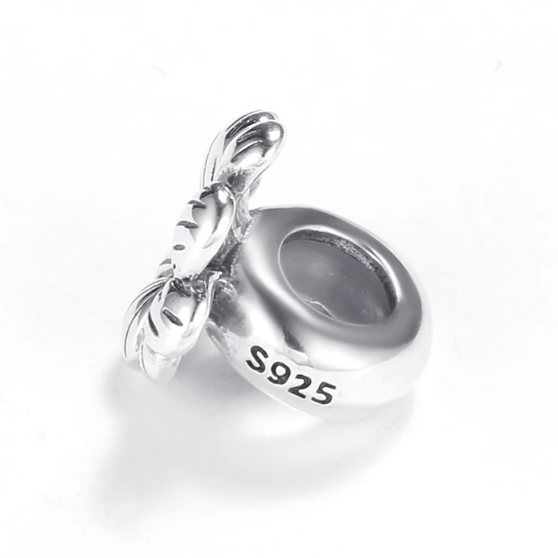 Бусины-шармы женские из серебра 100% пробы с цветущими цветами | Украшения и