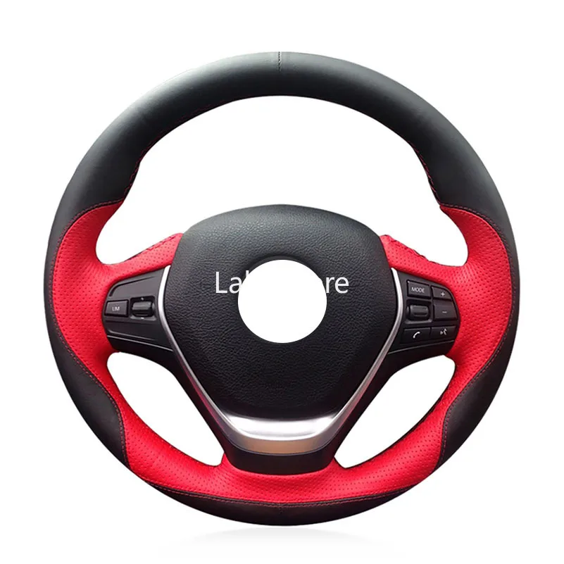Сделай Сам сшитая вручную искусственная кожа для BMW F20 F21 F22 F23 F30 F31 F32 F33 F34 F36 черная