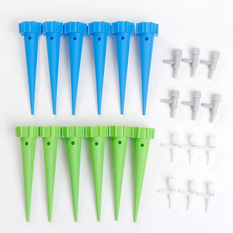 

12PCS Plant Self Watering Spikes Stakes Auto Drip Irrigation System Garden Lawn Automatic Watering Device Garden Tools