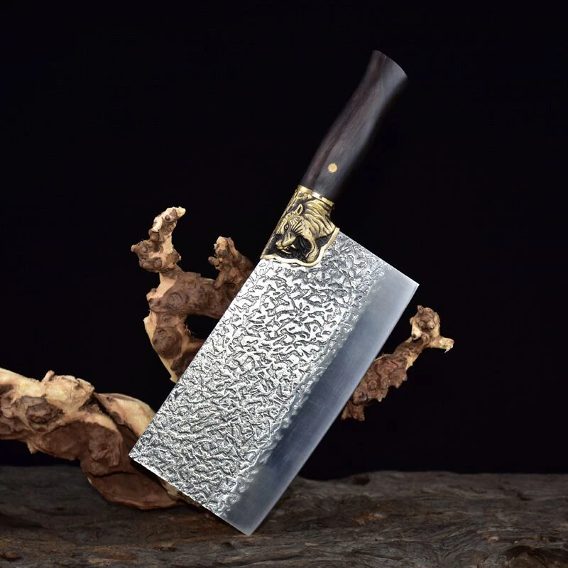 Кухонный нож Longquan ручной работы из кованой нержавеющей стали для измельчения