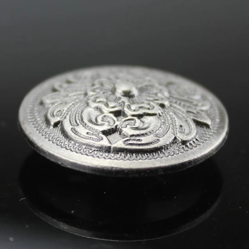 Винтажный сплав тисненые цветы круглая Защитная Пряжка для кошелька пояса сумки