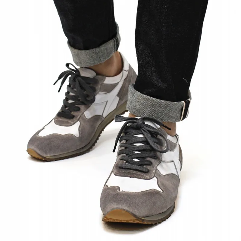 Лидирующий бренд Ретро стиль шнуровка Коровья замша настоящая кожа мужская