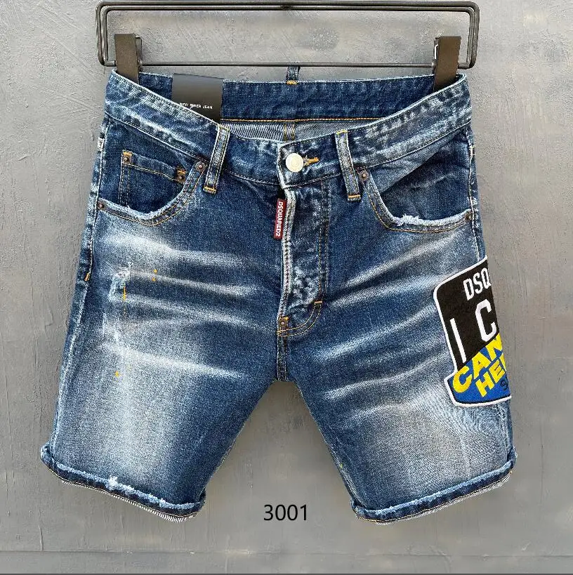 2021 New Design DSQUARED2 Short Jeans Biker Jeans HOMME Ripped COOLGUY summer Jeans  women/Men's Pants