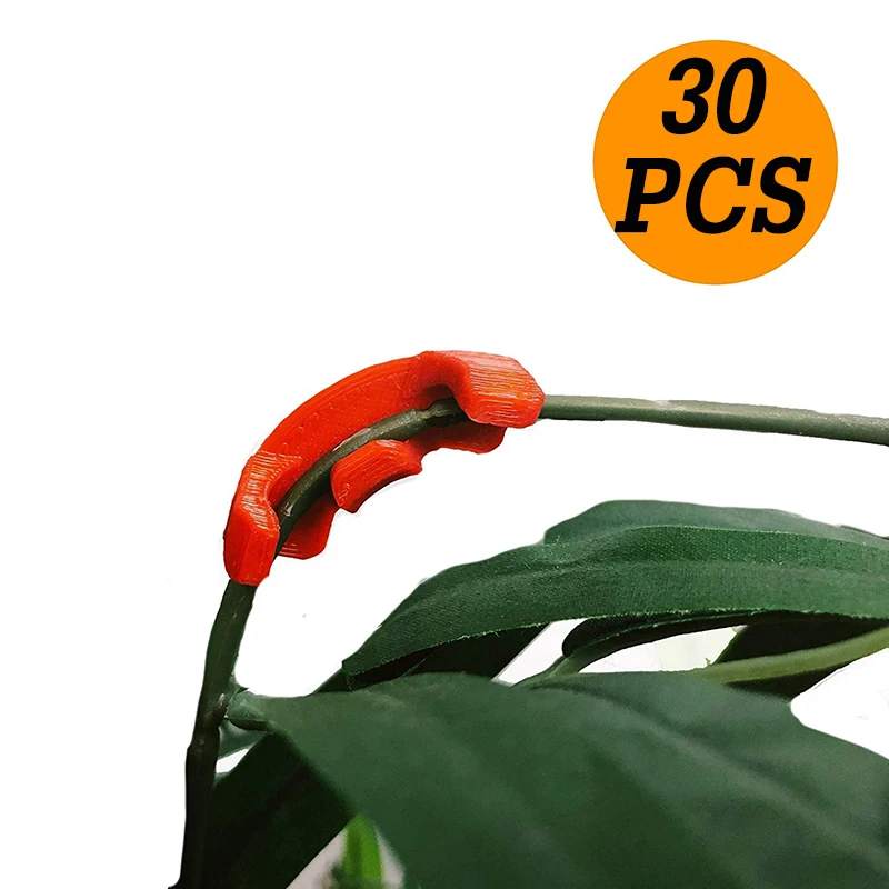 

30Pcs 90 Degree Plant Trainers for Low Stress Training- PVC Plastic Branches Bender Bending Clips Plant Trellis Net Plant Bender