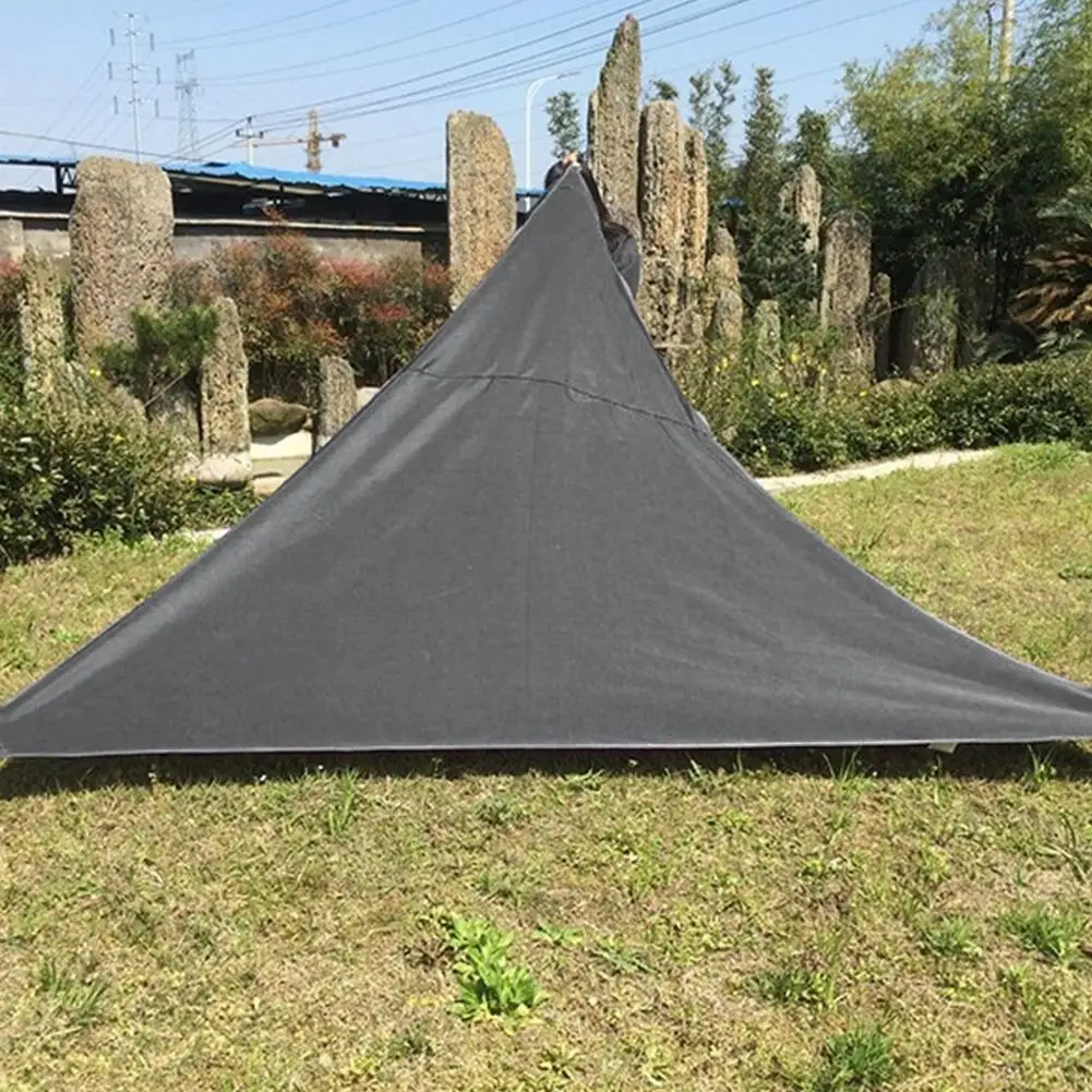 360x360cm Треугольник солнцезащитный навес Защита от солнца открытый навес сад патио бассейн навес парус тент Кемпинг Пикник палатка - Цвет: 360x360cm
