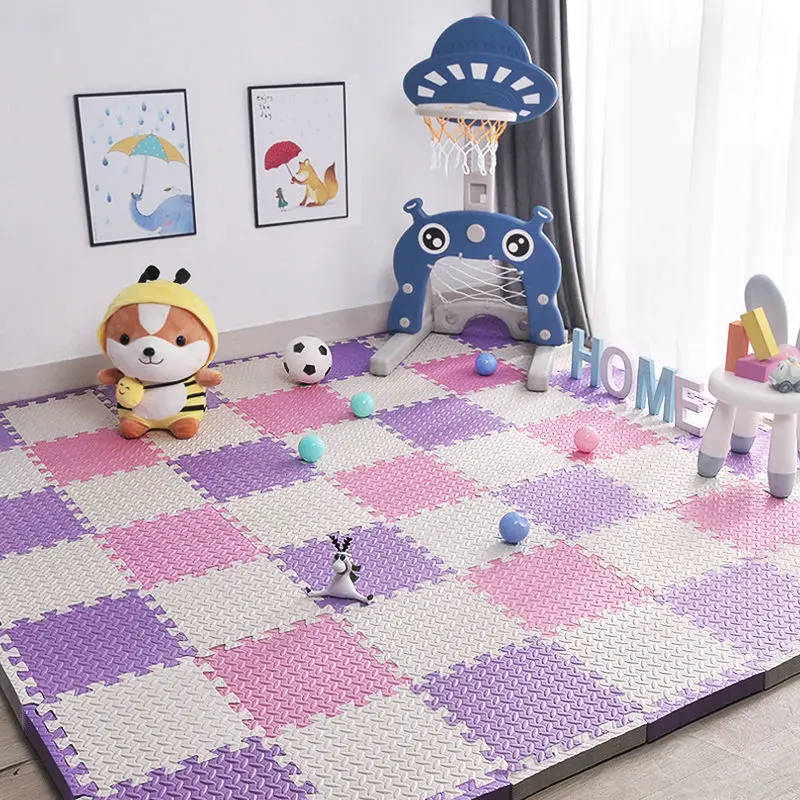 

2022 NEW Baby Foam Crawling Mat Children EVA Educational Toys Kids Soft Floor Game Mat Chain Fitness Brick Gym Game Carpet 2.5cm