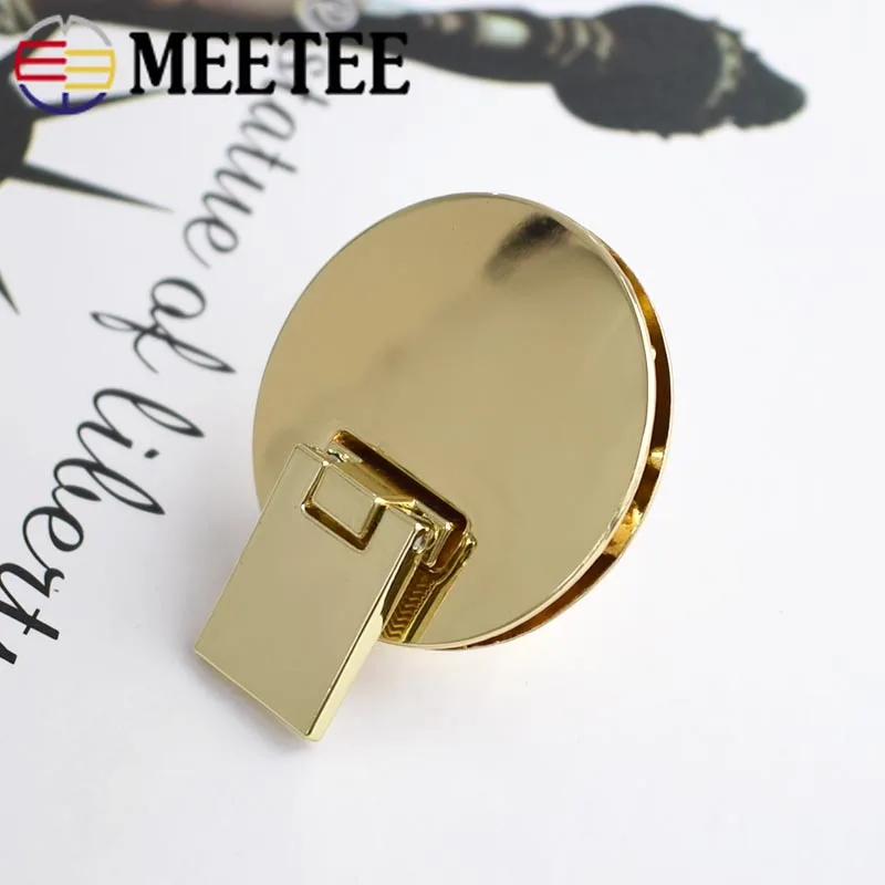 2pcs Bags Handbags New Closured Pushed Snap Lock Fashion Bag Metal Locks Replacement Purse Clasp Buckles DIY Leather Crafts | Дом и сад