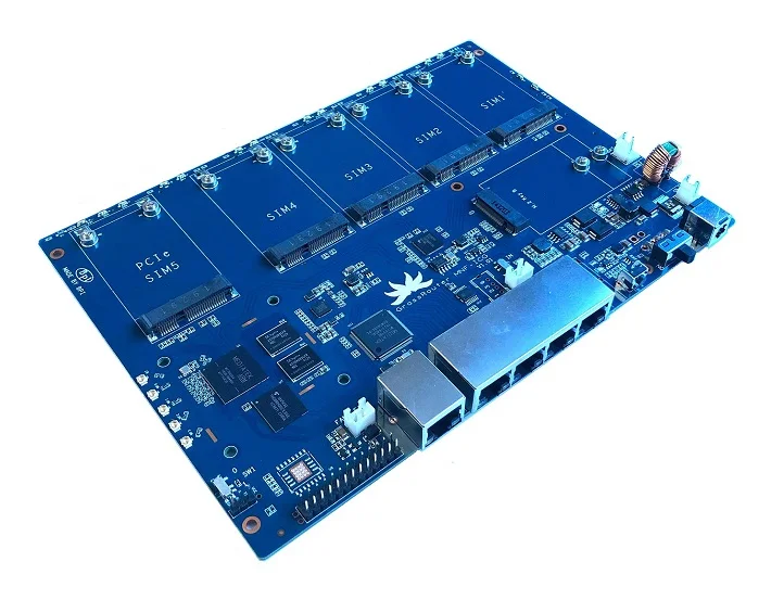 Verkauf Banana PI BPI5G + 4G LTE + Wifi AC + Gigabit Multiplex Aggregat Route
