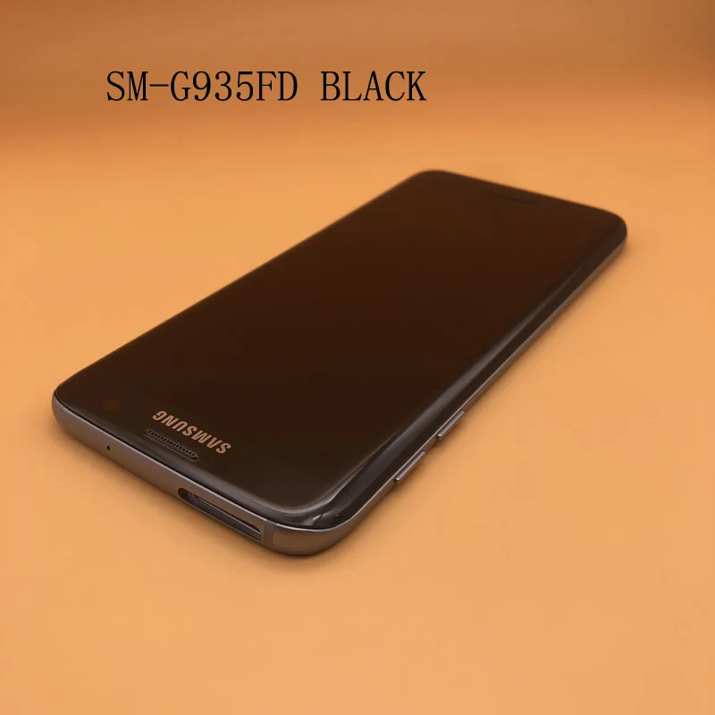 G935FD FRAME BLACK 2560*1440 5,5 '' ЖК-экран с сенсорным дигитайзером для SAMSUNG Galaxy S7 edge G935FD G935 G935F дисплей в сборе - Цвет: G935FD FRAME BLACK