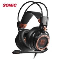 somic g941 upgrade active noise cancelling headphone 7 1 virtual surround sound usb gaming headset with mic vibrating function