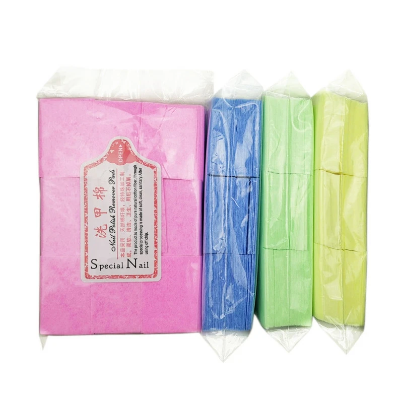 

Pink 600 Nail Tools Nail Polish Remover Lint-Free Wipes Cleaner Paper Pad Remover Nails Wipes Nail Clean Wipe Cotton Manicure To
