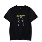 Женскиемужские футболки DreamWasTaken, Повседневная Толстовка с круглым вырезом и коротким рукавом, топы для мальчиков и девочек, лето 2021