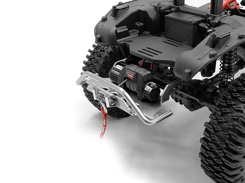 Металлический передний верхний бампер с белым IPF светильник для TRAXXASPARTS TRX 4 6 4X4 6X6