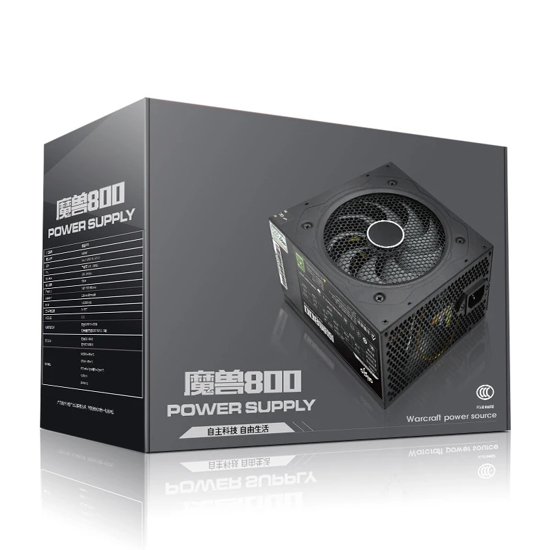 

New Hot Desktop Computer Power Supply with Mute Temperature Controlled Fan Practical Computer Compoents