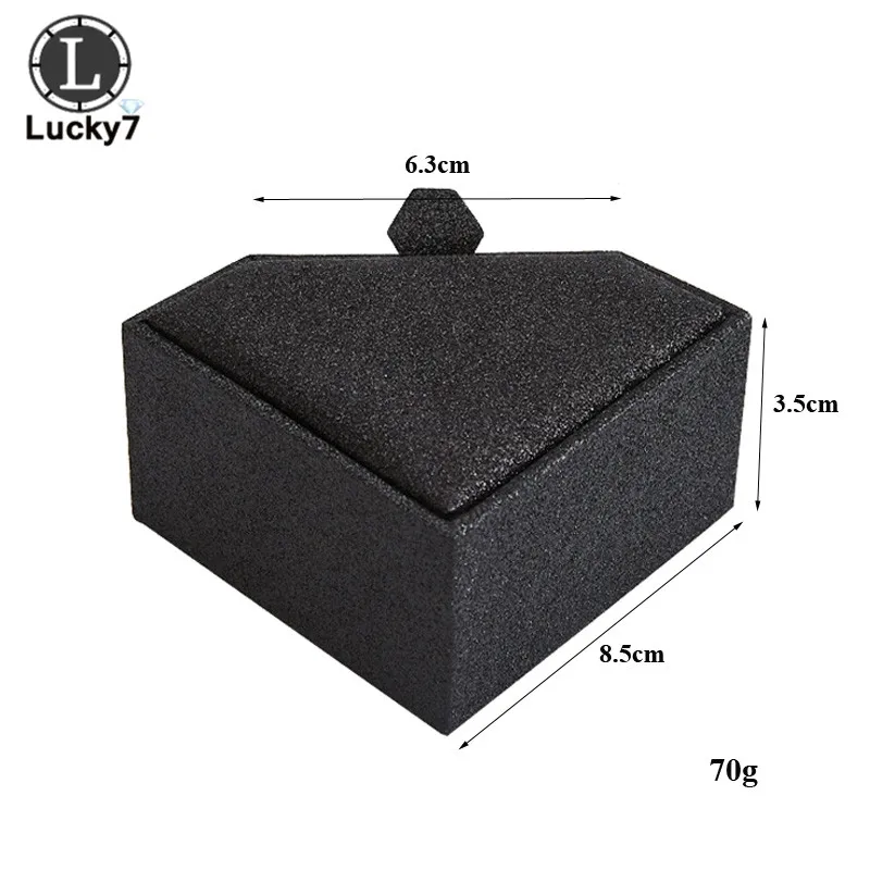 Wholesale Diamond Shaped Jewelry Packaging High-grade Ring Box Brooch Earrings Blue Custom Logo | Украшения и аксессуары