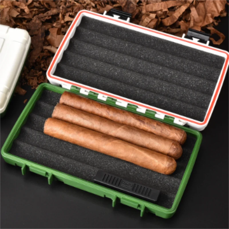 2021 новый черный Портативный путешествия сигарный ящик увлажнения сигары