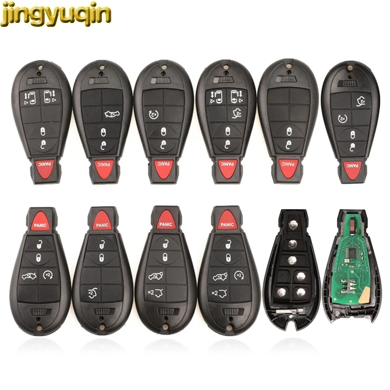 Умный дистанционный ключ jingyuqin 433 МГц для Chrysler Jeep Grand Cherokee M3N5WY783X IYZ-C01C GQ4-53T