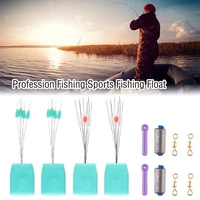 fishing float bobber set silicone space bean connector fishing line stopper buoys tackle accessories fishing gear