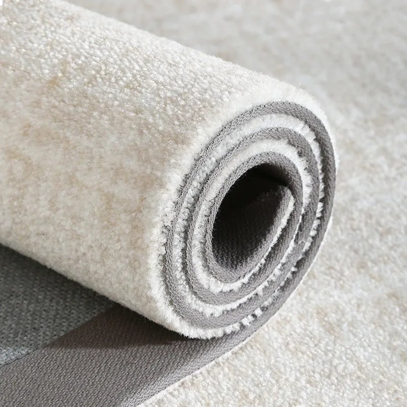 

Fashion Nordic Round Carpet For Living Room Abstract Thick Rug Coffee Table Floor Mat Sofa Study Bedroom Home Office Area Rug