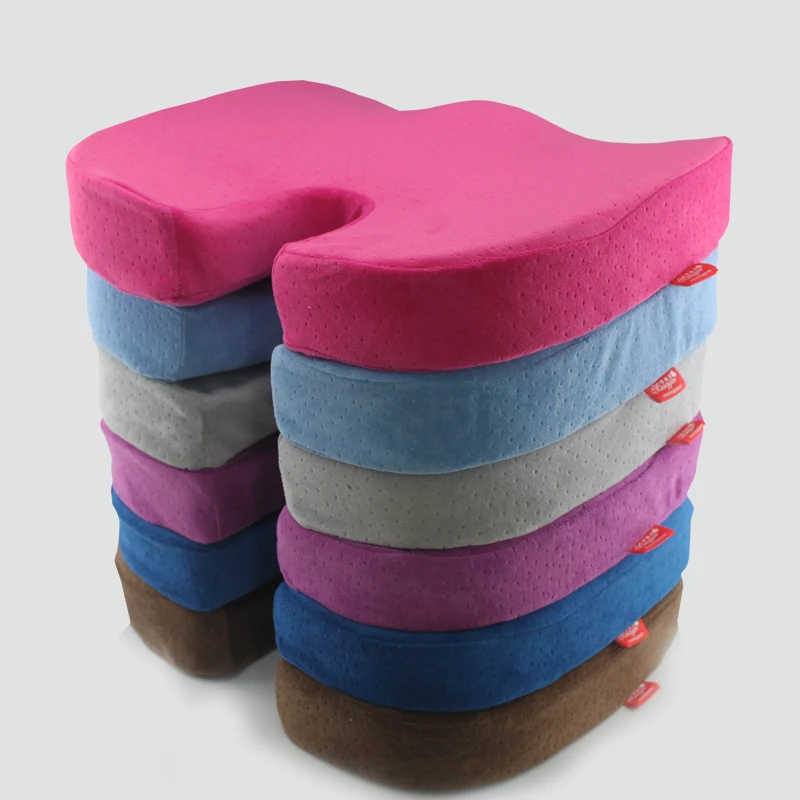 

Home Office Car Memory Foam Chair Seat Cushion U Shape Pillow Cushion Slow Rebound Hips Pillow Mat decorative coverings Pad