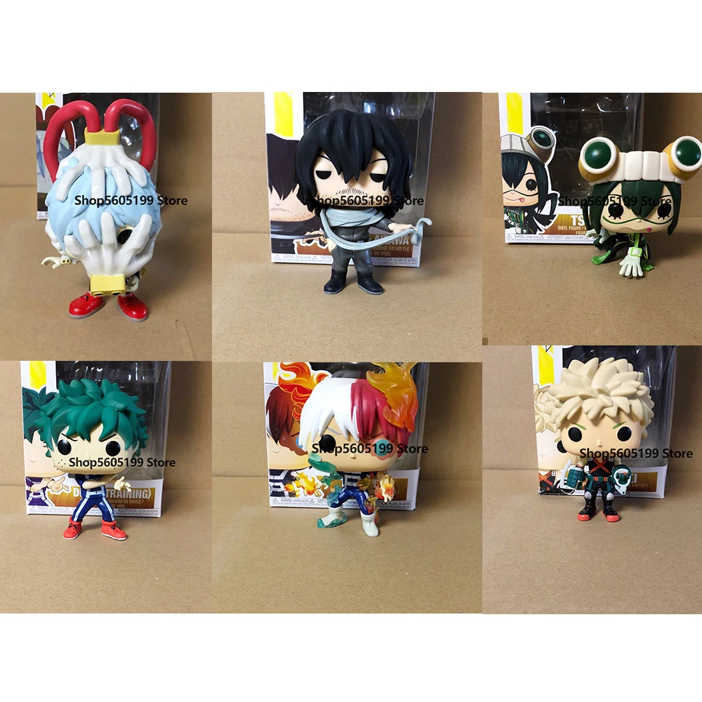 

NEW! POP MY HERO ACADEMIA ALLMIGHT DEKU KATSUKI TODOROKI TOMURA SHIGARAKI with box Vinyl Action Toys for Children gift