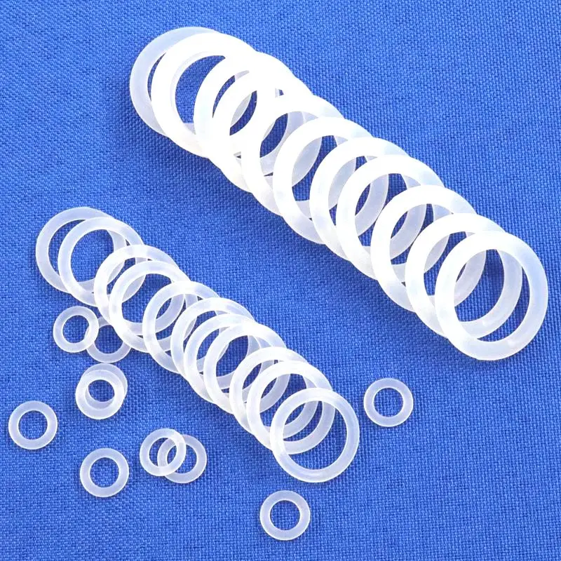 20pcs Wire Dia.1.5mm~3mm Food Grade Silicone Sealing O Ring High Temperature Resistance Aquarium Connector O-ring Seal Gasket - купить по