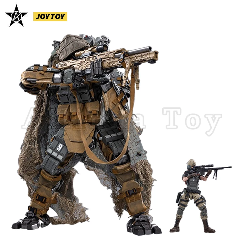 Экшн фигурка JOYTOY 1/18 мейча 09th Легион страх IV снайперский тип с пилотом