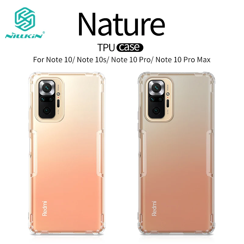 Чехол Nillkin для Redmi Note 10 Pro прозрачный чехол из ТПУ 4G мягкий силиконовый Max/Note 10s |