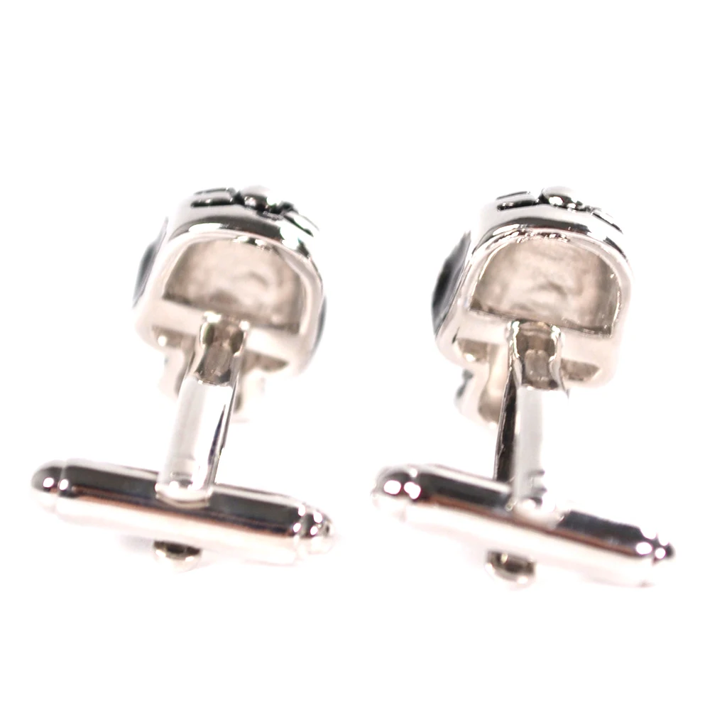 

Hot Gift Gentleman Jewelry Cufflinks Cuff Links Wedding Skeleton Skull Head