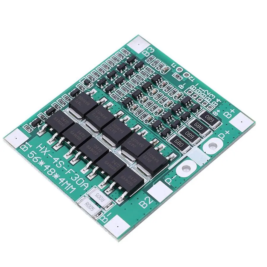 

4S 30A PCB Protection Current Board W/Balance 18650 Li-Ion Lithium Battery 16.8V PCB Protection Board