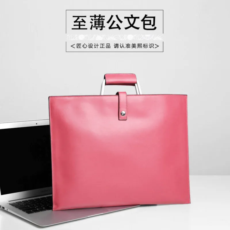 Сумка-портфель из натуральной кожи модная деловая кожаная сумка для ноутбука