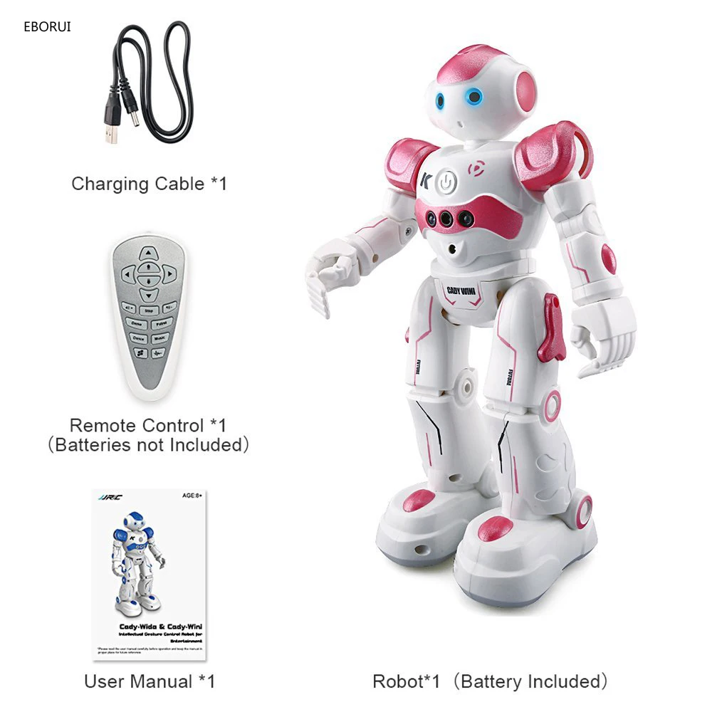 

JJRC R2 RC Robot CADY WIDA Intelligent Programming Gesture Control Robot RC Toy Gift for Children Kids Entertainment RC Robot