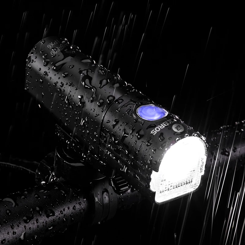 

ROCKBROS Bike Light Rainproof Bicycle Front Lamp USB Charging Headlight 800 Lumen Multiple Modes Flashlight Cycling Accessories