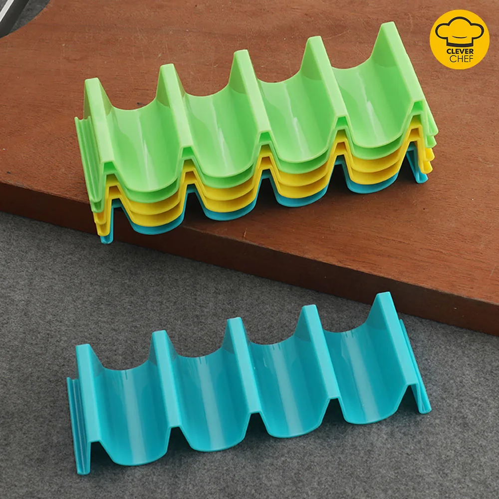 

4 layers Taco Holder Stand Taco Rack Tortilla Press Pizza Tortilla Maker Kitchen Taco Molds Kitchen Tools