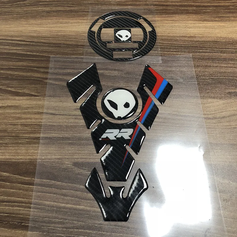 Противоскользящая наклейка из углеродного волокна для мотоциклов на крышку