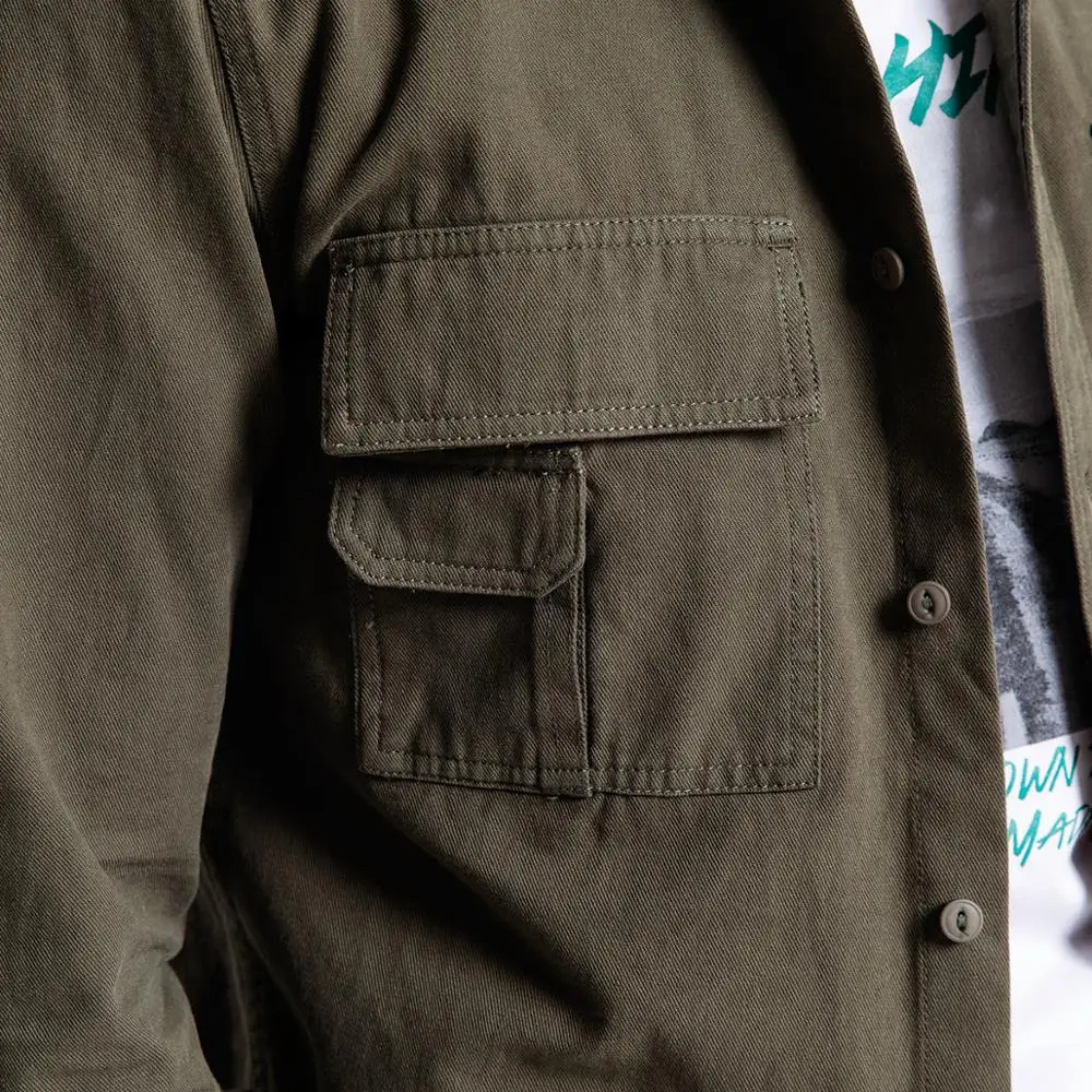 Мужская повседневная рубашка SIMWOOD теплая из 100% хлопка высокого качества