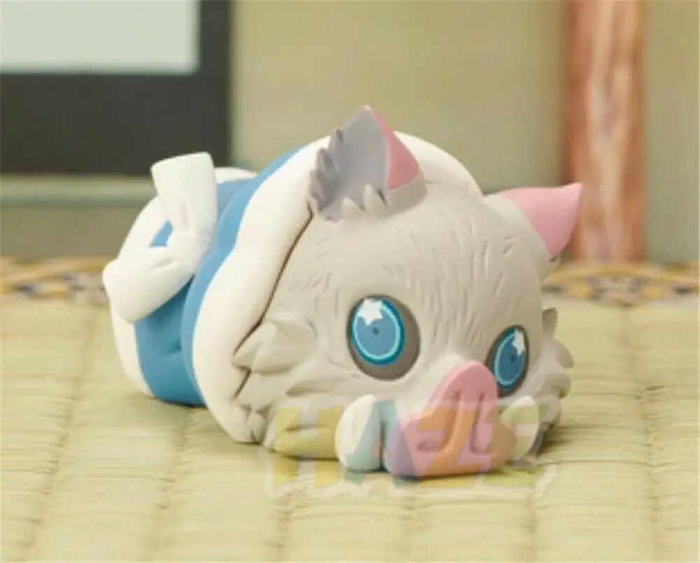 

5pcs/set Hot Anime Demon Slayer: Kimetsu no Yaiba Sleeping Doll 3-5cm PVC Action Figure Statue Model Toy No Box Great Gift