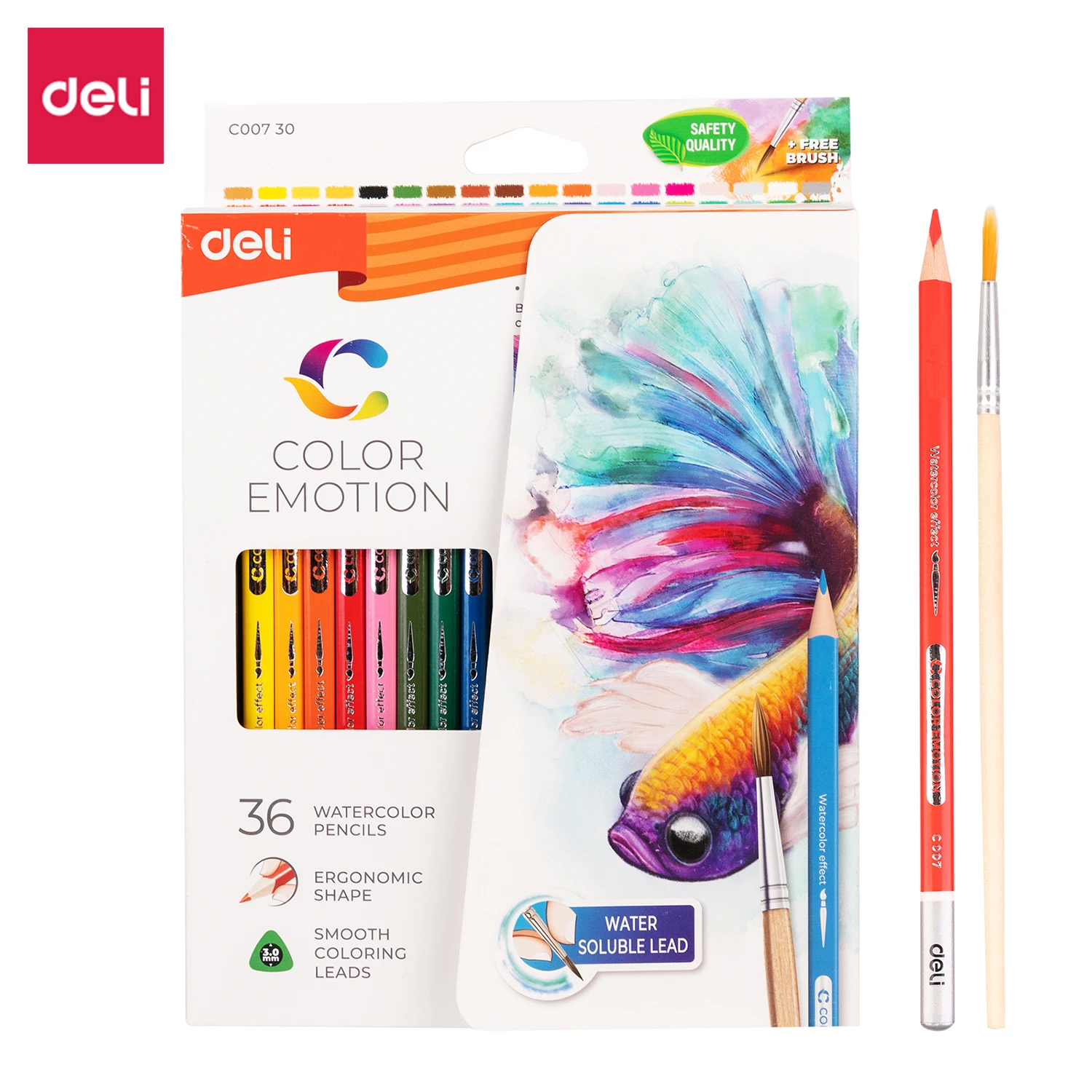 12 / 24 / 36 Color Drawing Pen Art Set Children Kids Painting Sketching Water Color Pencil Kit