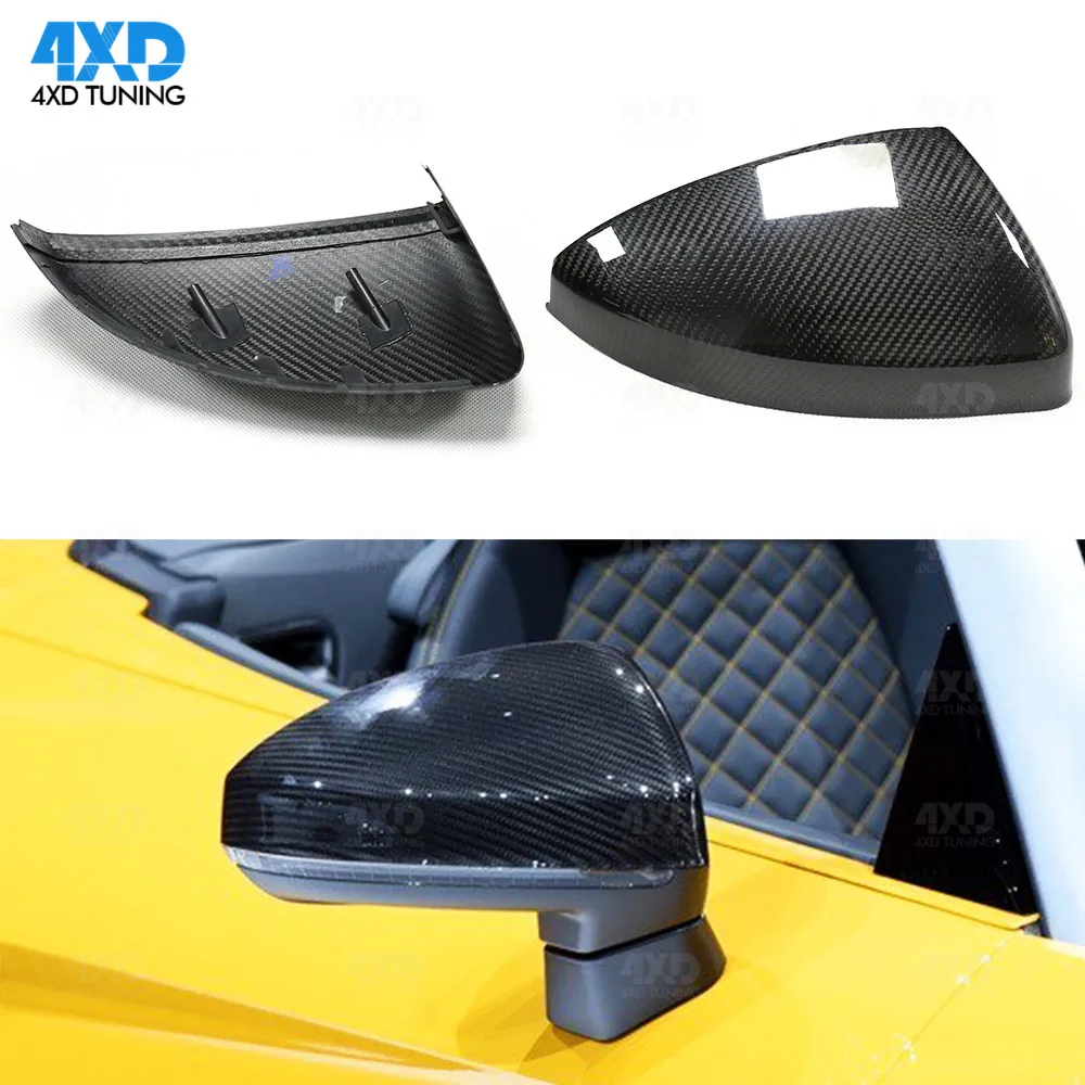 Сухой крышка для зеркала из углеродного волокна Audi R8 зеркало заднего вида